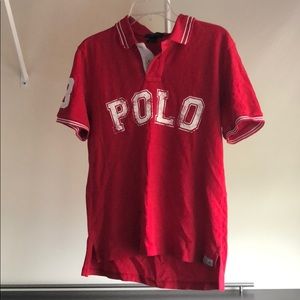Red Polo Logo Shirt